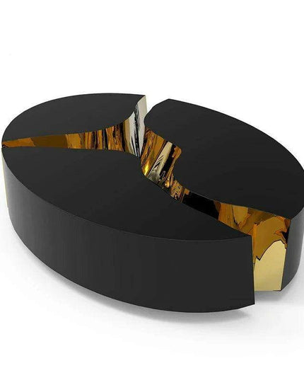 Elegant Gold-Finished Stainless Steel Coffee Table: A Stylish Addition for Modern Interiors