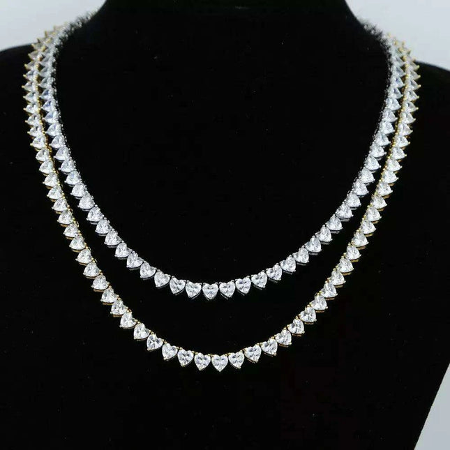 Radiant Desire CZ Diamond Tennis Necklace