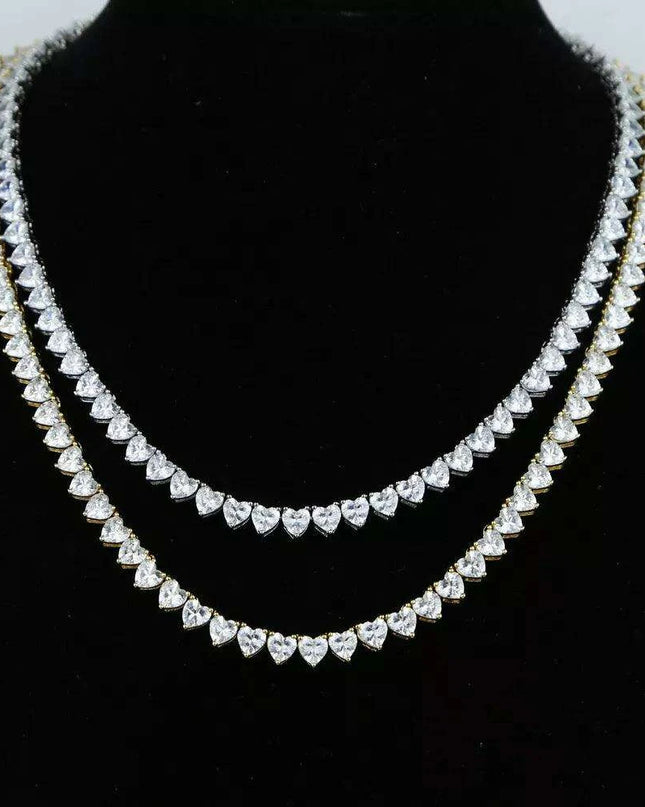 Radiant Desire CZ Diamond Tennis Necklace