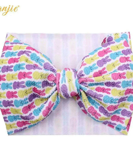 YANJIE 2023 Customizable Large Hair Bow Headband Set for Kids