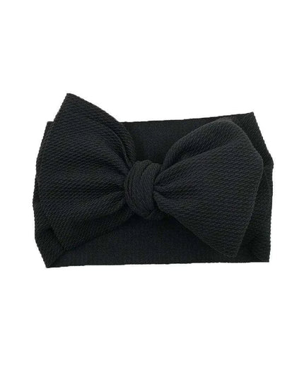Chic Oversized Bow Turban Headband for Fashion-Forward Baby Girls