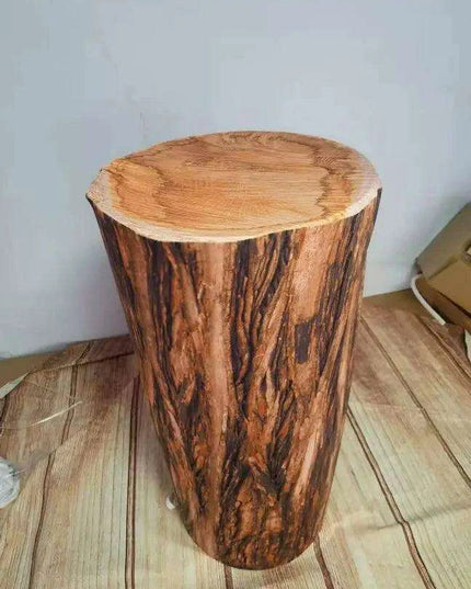 Customizable Wood Bark Elastic Fabric Cylinder Covers for Stunning Dessert Table Decor