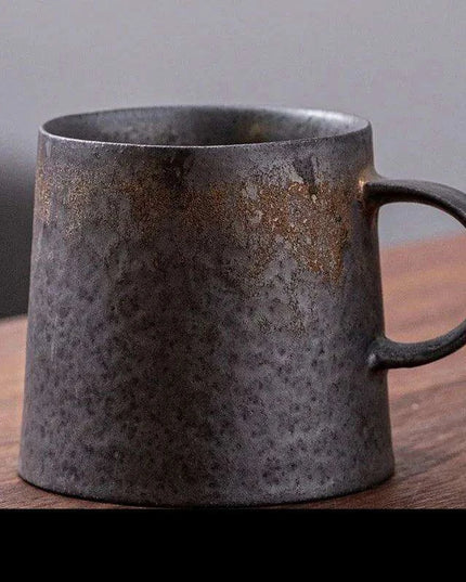 Rustic Japanese Artisan Ceramic Coffee Mug