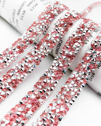 Sparkling Rhinestone Trim Kit for Creative Crafting - 1 Yard of Glamorous Elegance