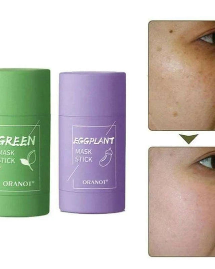 Glow-Enhancing Eggplant & Green Tea Face Mask Stick