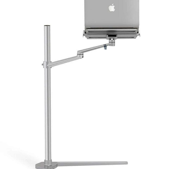 Adjustable Ergonomic Laptop and Tablet Stand with Smartphone Holder for 12-17" Devices