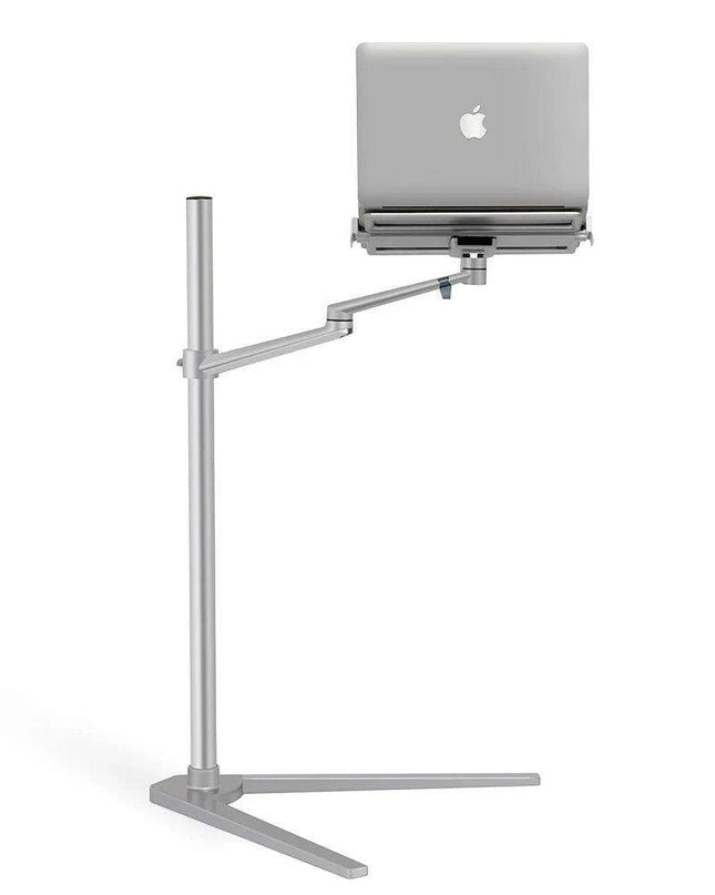 Adjustable Ergonomic Laptop and Tablet Stand with Smartphone Holder for 12-17" Devices
