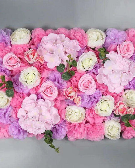 Elegant Floral Wall Art Handmade with Cotton, Silk, and Artificial Blooms