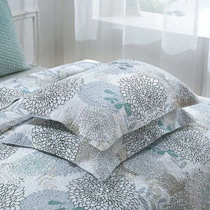 Elegant Floral Cotton Quilt Collection