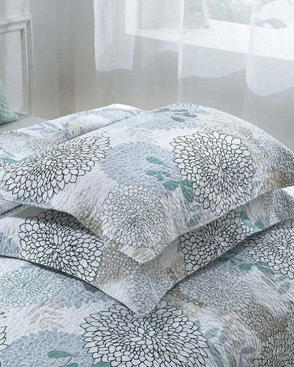 Elegant Floral Cotton Quilt Collection