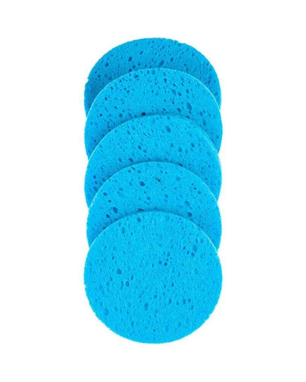 Natural Wood Pulp Facial Sponge Set - Essential Skincare Tools