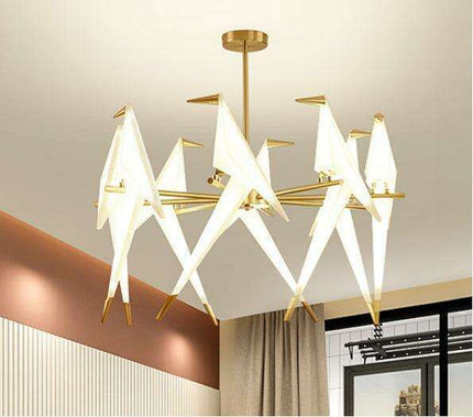 Nature-Inspired Nordic Bird Ceiling Lamp with Elegant Design