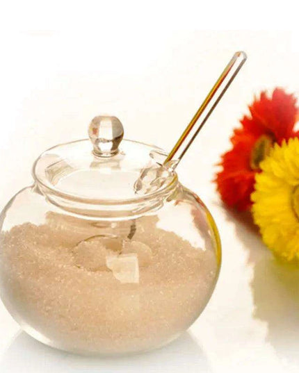 Elegant 250ml Glass Spice and Candy Jar - Chic Home Storage Solution