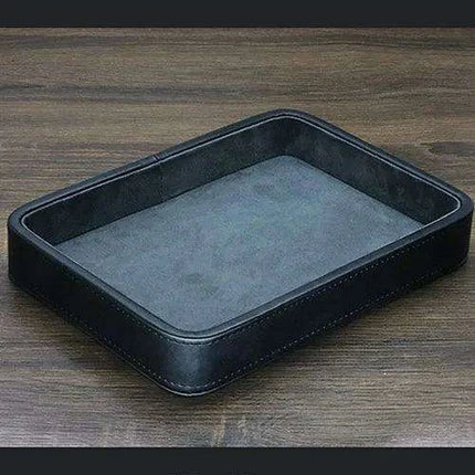 Elegant Vintage Leather Jewelry Organizer - European Style Storage Solution