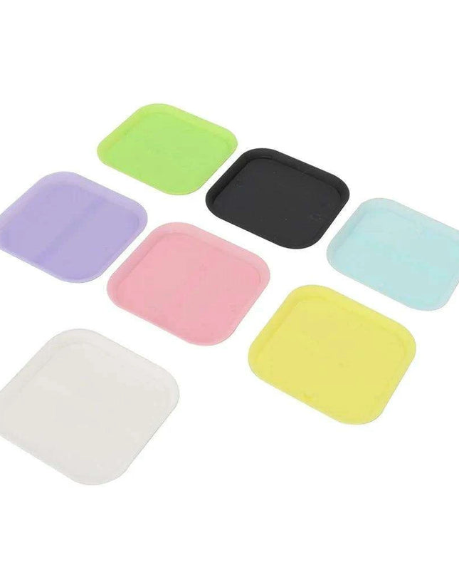 Colorful 5-Piece Resin Plant Tray Collection for Chic Indoor and Outdoor Gardening