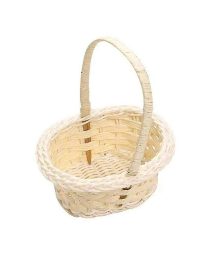 Chic Handwoven Wicker Flower Basket for Elegant Storage Solutions
