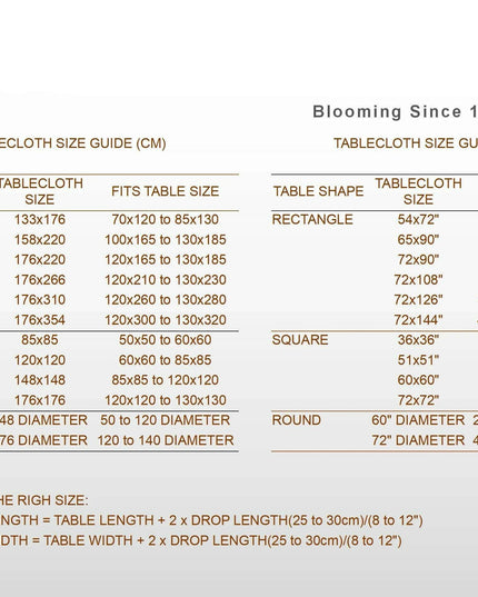 Tulip Elegance Embroidered Table Linens Collection