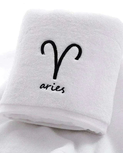 Celestial Zodiac Luxury Quick-Dry Cotton Towel Collection