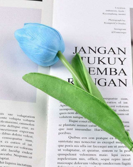 Sophisticated White Tulip Faux Floral Set - 10 Realistic Stems for Elegant Home Styling