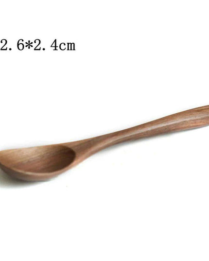 Elegant Black Walnut Spoon - Perfect for Desserts, Coffee, and Honey