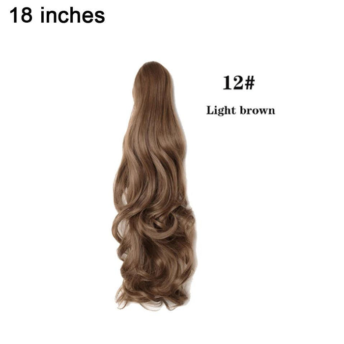 Effortless Glamour Long Wavy Clip-In Ponytail Extension for Instant Transformation