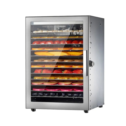 12-Layer Electric Food Dehydrator with Meat Grinder for Fruit and Vegetable Drying