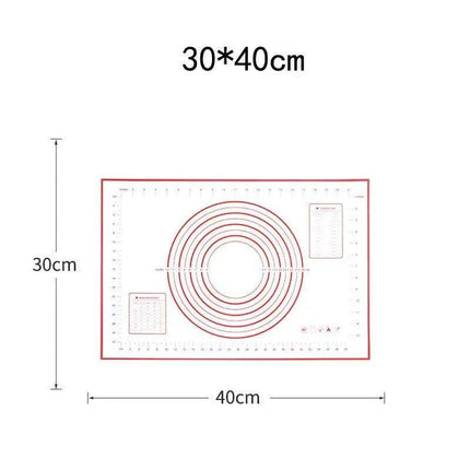 Versatile Silicone Baking Mat with Measurement Guide - Essential Tool for Effortless Cooking and Baking
