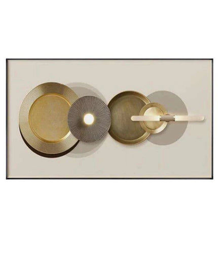 Nordic Gold: Exquisite Canvas Prints for Elegant Home Decoration