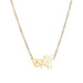 Personalized Bengali Letter Name Necklace for Women - Custom Handmade Elegance