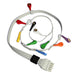 Portable 12-Channel ECG Holter Monitor with LCD for 24-Hour Cardiac Evaluation