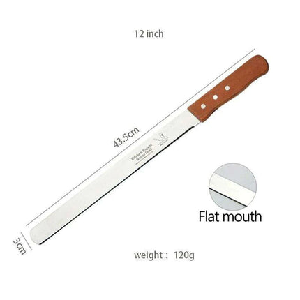 Gourmet Artisan Bread Knife Collection: Elegant Wooden Handle Duo