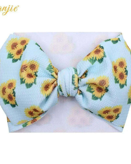 YANJIE 2023 Customizable Large Hair Bow Headband Set for Kids