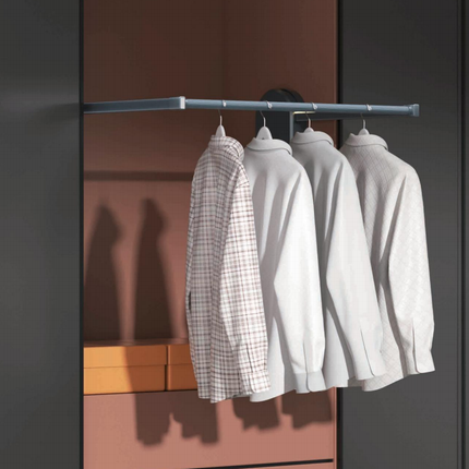 Electric Pull-Down Wardrobe Lift Rail with Smart Remote & Voice Control | Très Elite