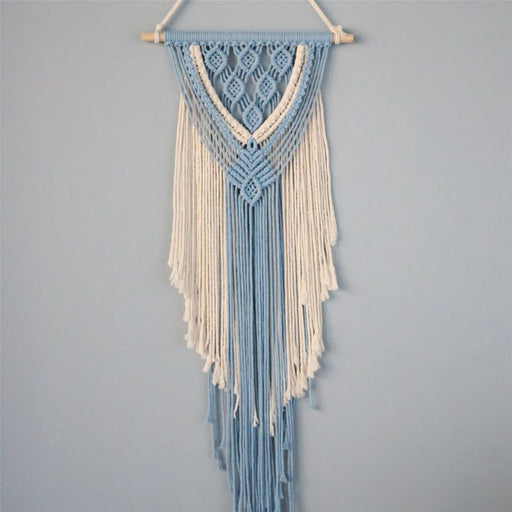 Dreamy Bohemian Macrame Dreamcatcher Tapestry for Cultural Home Vibes