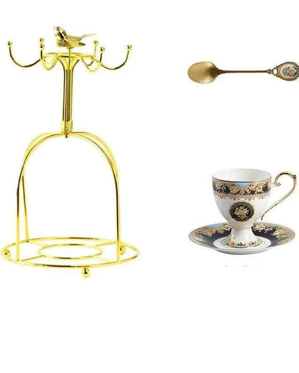 Elegant Handcrafted Bone China Coffee Cup and Saucer Set for Discerning Coffee Enthusiasts