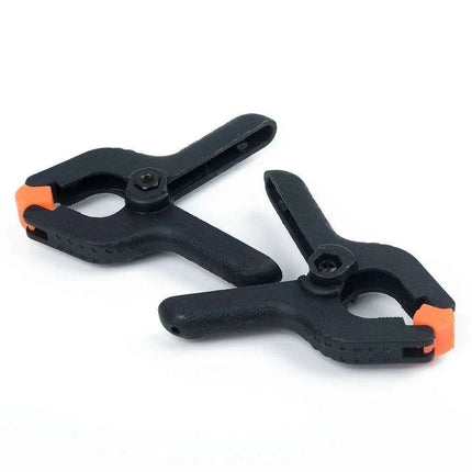 Durable 6-Piece Plastic Spring Clamp Set for Woodworking and DIY Tasks