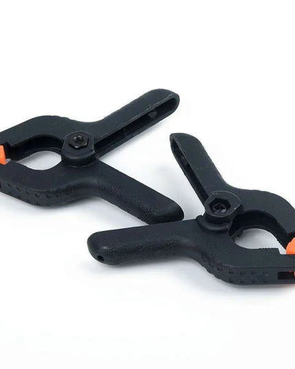 Durable 6-Piece Plastic Spring Clamp Set for Woodworking and DIY Tasks