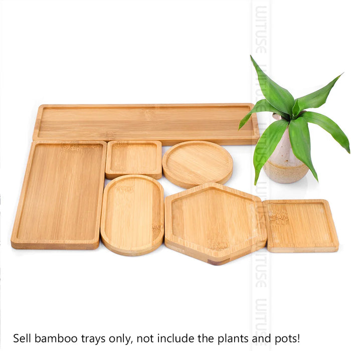 Bamboo Organizer Tray with Rustic Charm