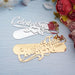 Customized Reflective Acrylic Name Display for Special Occasions