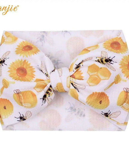 YANJIE 2023 Customizable Large Hair Bow Headband Set for Kids