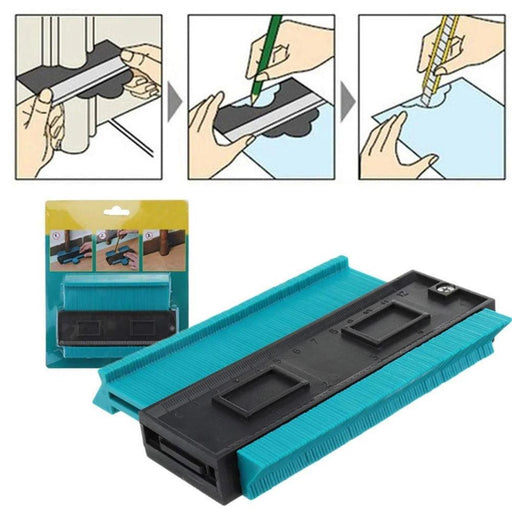 Irregular Contour Meter Curved Ruler Plastic Instrument Profile Proportion Template Curvature Tiled Laminate Universal Hand Tool FreeDropship