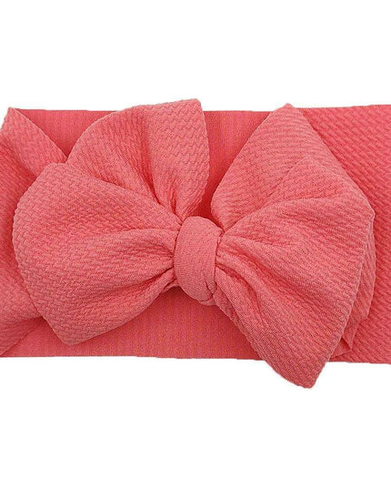 Chic Oversized Bow Turban Headband for Fashion-Forward Baby Girls