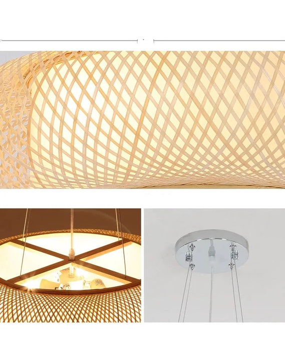 Enchanting Asian Bamboo Pendant Lamps: Artisanal Charm & Cultural Sophistication