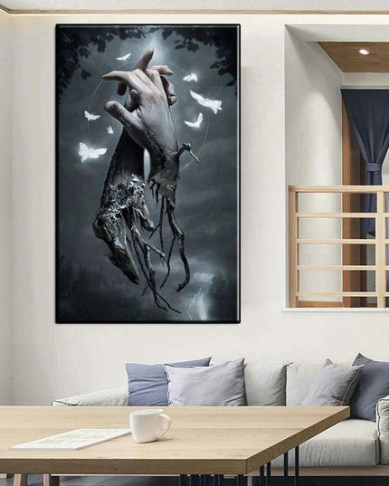 Sophisticated Elegance: Withered Touch Canvas Print for a Stylish Home Transformation