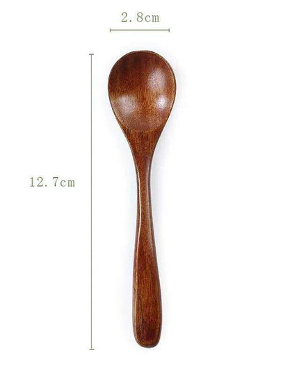 Eco-Friendly Bamboo Spoon for Kids - Perfect Kitchen Utensil for Soups, Rice, and Treats