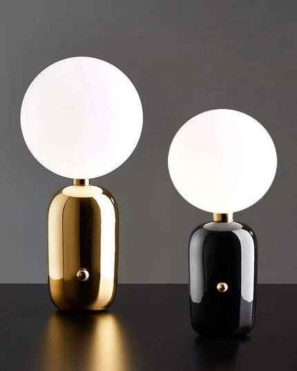 Scandinavian Elegance: Glass Table Lamp Set for Stylish Home Lighting