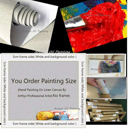 Abstract Boat Oil Painting: Large Handcrafted Artwork to Elevate Your Home's Aesthetic