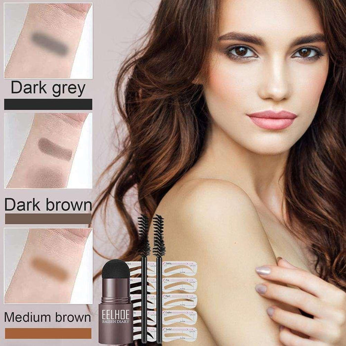 Mushroom-Tipped Brow Shaping Kit for Effortless Eyebrow Perfection