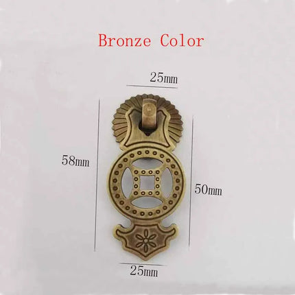 Vintage Brass Furniture Handles — Small Cabinet Knobs & Drawer Pulls in Bronze & Copper