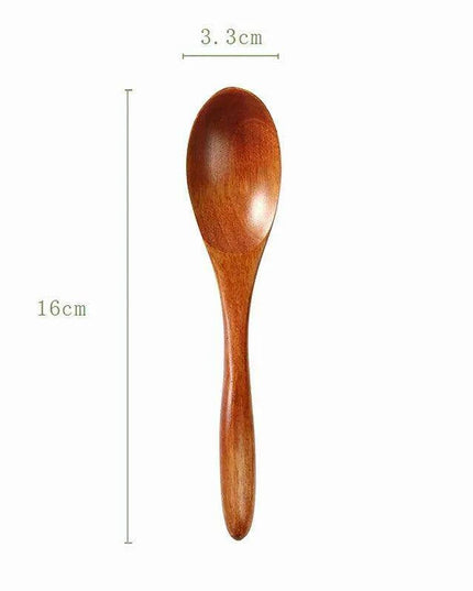 Eco-Friendly Bamboo Spoon for Kids - Perfect Kitchen Utensil for Soups, Rice, and Treats